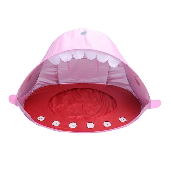 
Outdoor Hot Sale Pop Up Folding Portable Sun Shelter Children Swimming Shark Beach Tent for Kids 