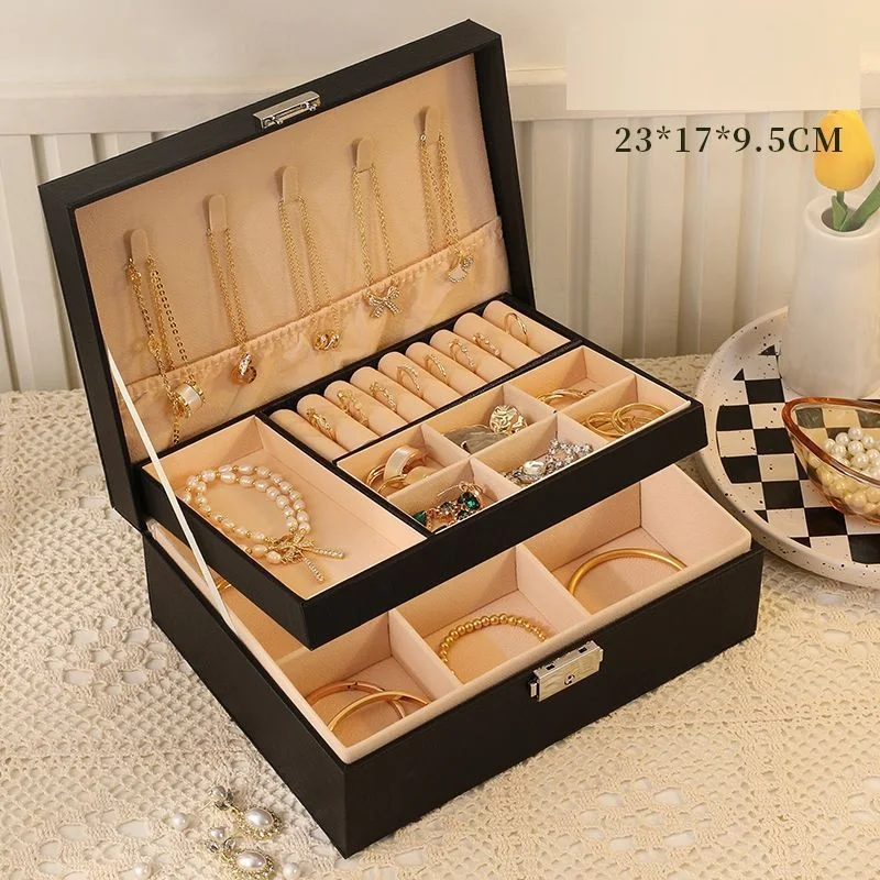 New Multi-layer Large Capacity High-end Earring Storage Box,Necklace Storage Box,Jewelry Storage Box