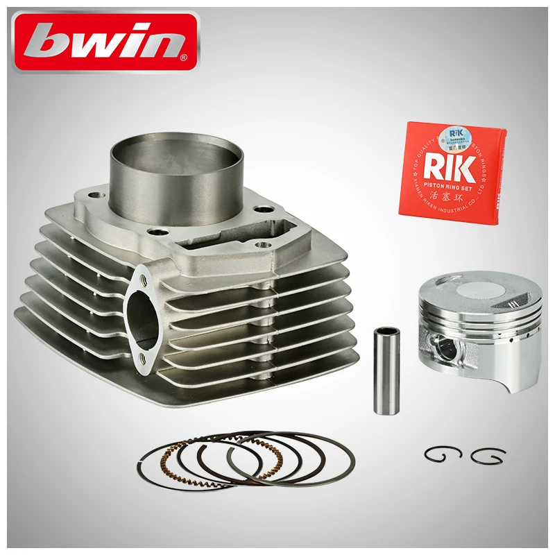 KCN bore 63.5mm 196cc TIGER spare parts aluminum motorcycle accessories Engine Cylinder Block Kit For HONDA