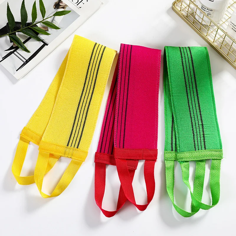 Scrubber Body Scrub Brush Loofah Exfoliator Washcloth Soap Exfoliating Shower Silicone Wash Gloves Bath Sponge Net