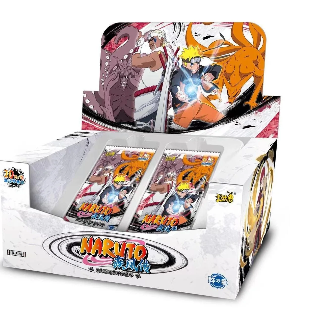 Wholesale Narutoes Card Collection Kayou Edition Anime Trading Card Paper-Based Bronzing Barrage Flash Cards