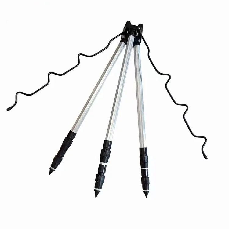 Byloo Outdoor Fishing Rod Telescopic Support Sea Beach Carp Fishing Rod Rests Tripod Stand Holder