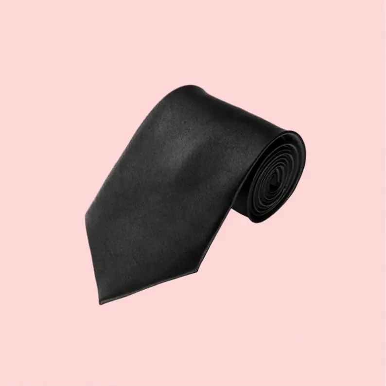 Unisex Slim Black and Red Neckties Casual and Formal Ties with Arrow Pattern Daily Use Accessories For Men and Women