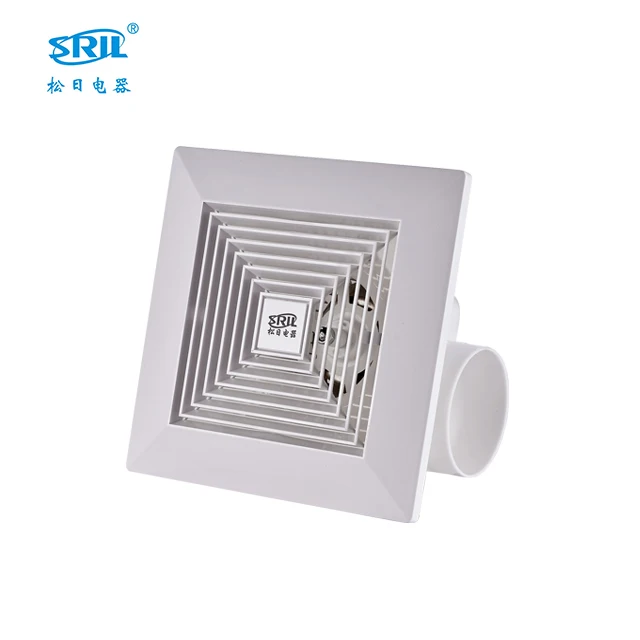 8 10 12 inch bathroom ventilation fan square plastic ventilating fan domestic ceiling exhaust fan