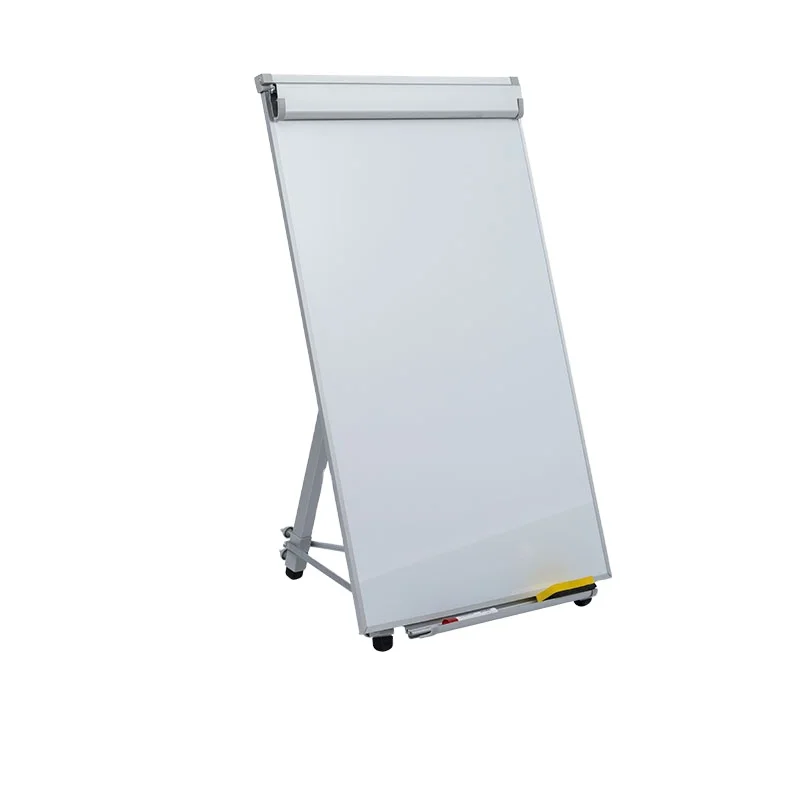 Display board standing Tripod dry erase draw Magnetic flipchart whiteboard  Custom design size Poster board with paper pad clip