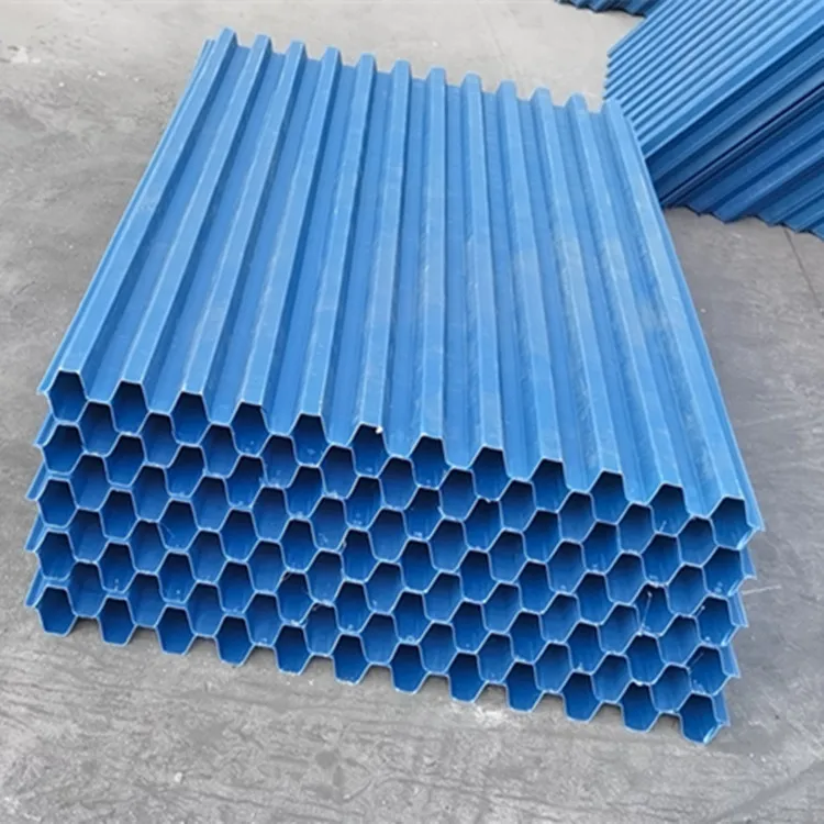Sedimation 50mm PP or PVC Tube Settler Media Hexagon Honeycomb Lamella Clarifier