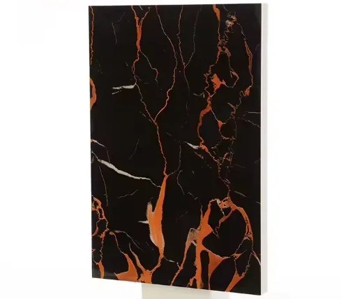 Big Promotion Bulk Stock Marble Sheet PVC Background Wall Panel Striped Stone Design Waterproof Soundproof Plastic for Hotel Home Commercial School Usage