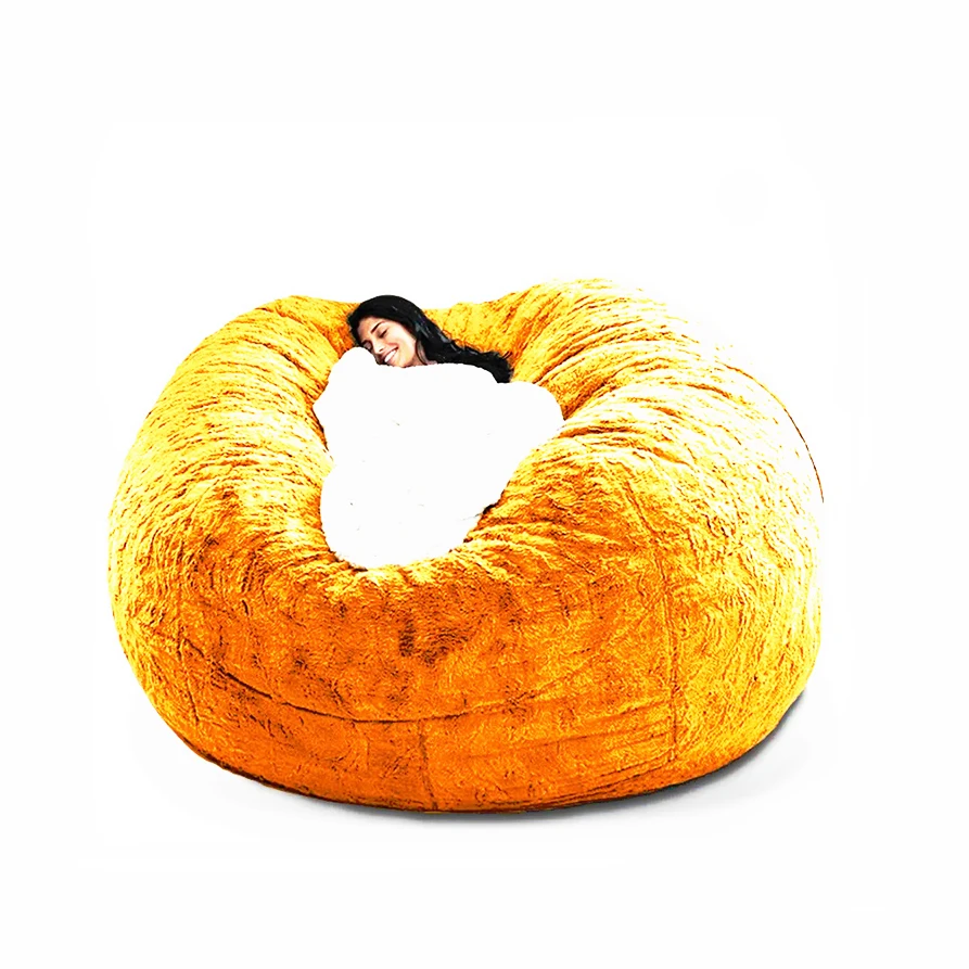 couch lazy air sofa hammock  velvet bean bag lazy sofa bed cell phone holder