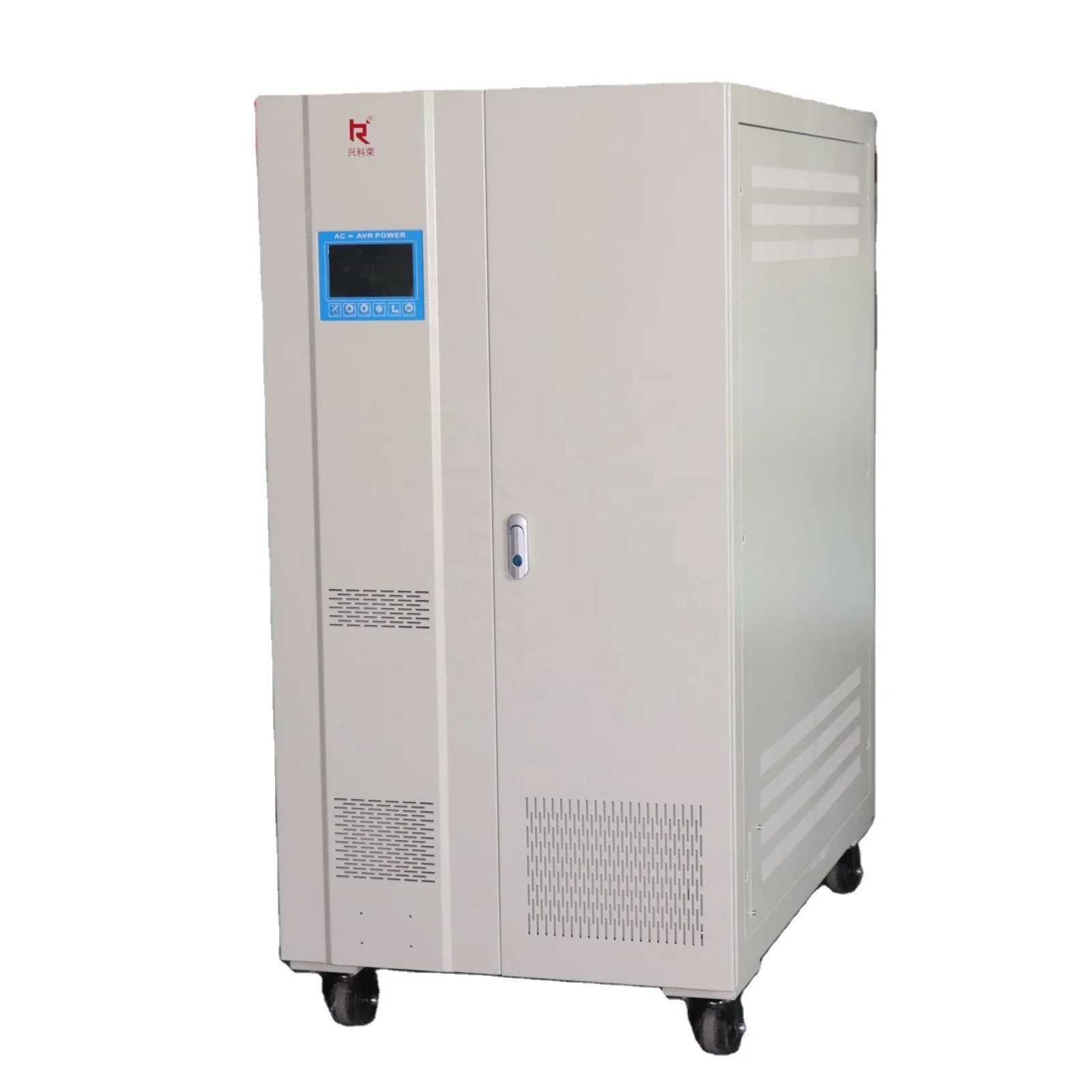 75KVA Three Phase Automatic Servo Motor AC Power Voltage stabilizer With LCD Display