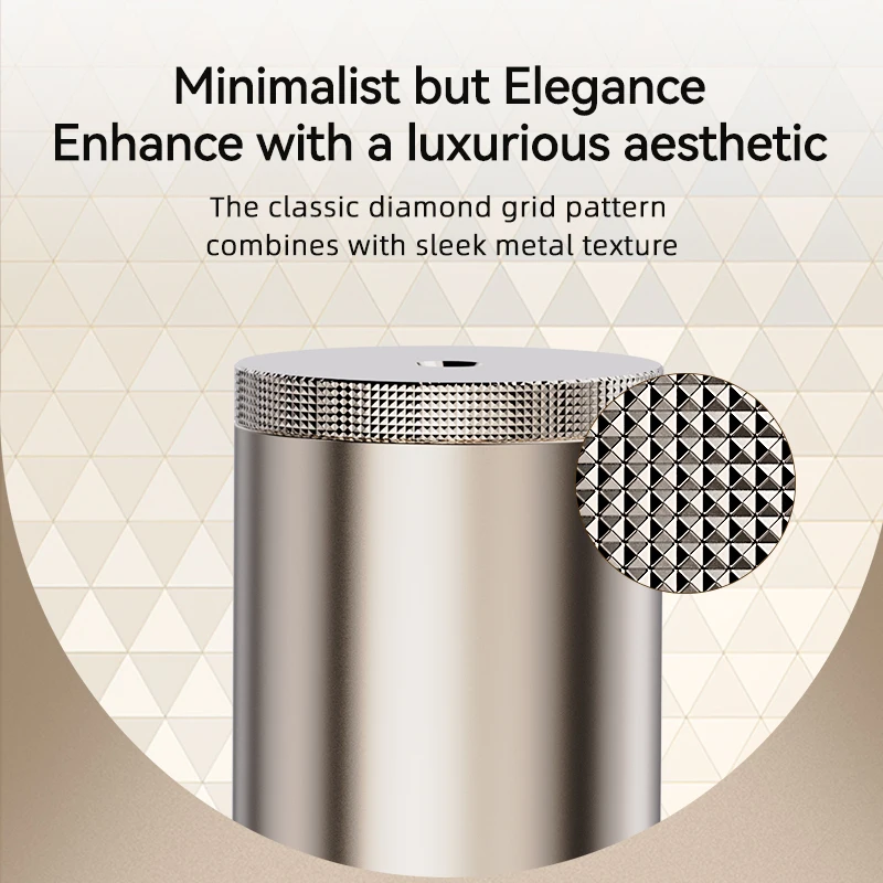 SCENTA Luxury Metal Electric Fragrance Diffuser Home Scent Bluetooth Battery Rechargeable Tower Waterless Scent Diffuser