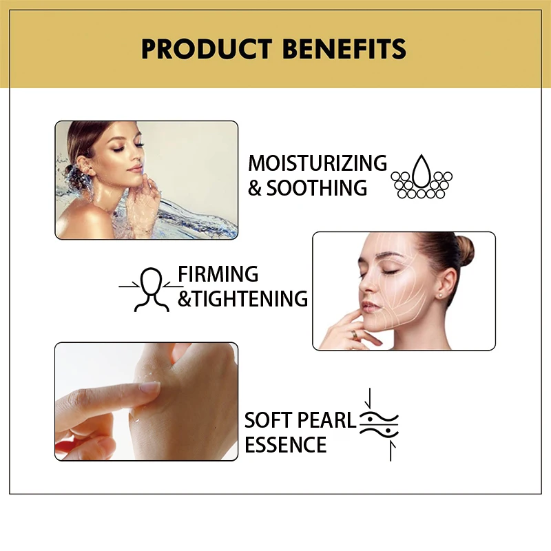 OEM Customize Korean Anti-aging Face Care Moisturizer Snail Protein Soft Beads Essence