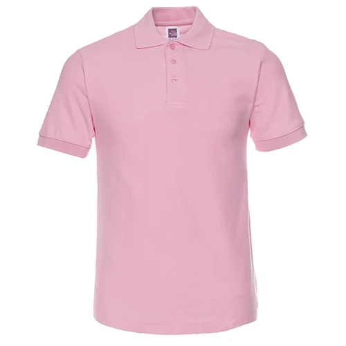 Custom Logo 100% Cotton Classic- Fit Pique Polo Shirt Men