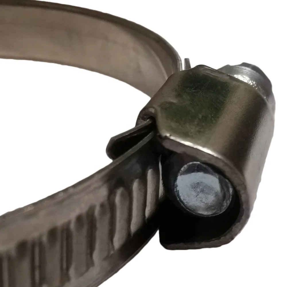 201/304  semi-steel galvanized tubing hose pipe clamps fastener for tube