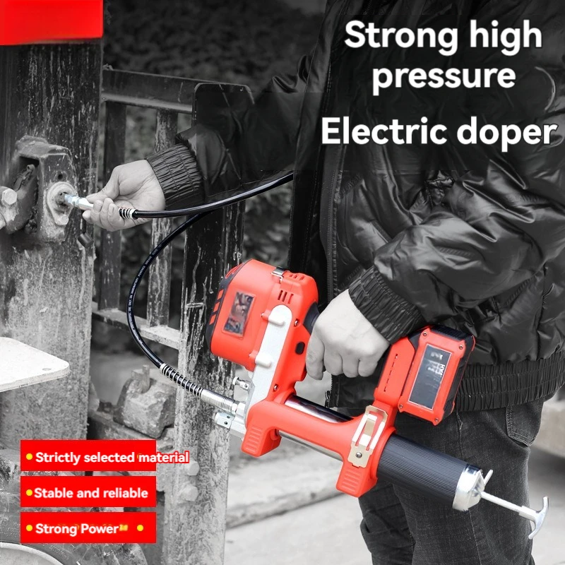 Big Tree Hot Selling 24V Brushless Rechargeable Grease Gun Lithium High Pressure Portable Industry Use Butter Gun