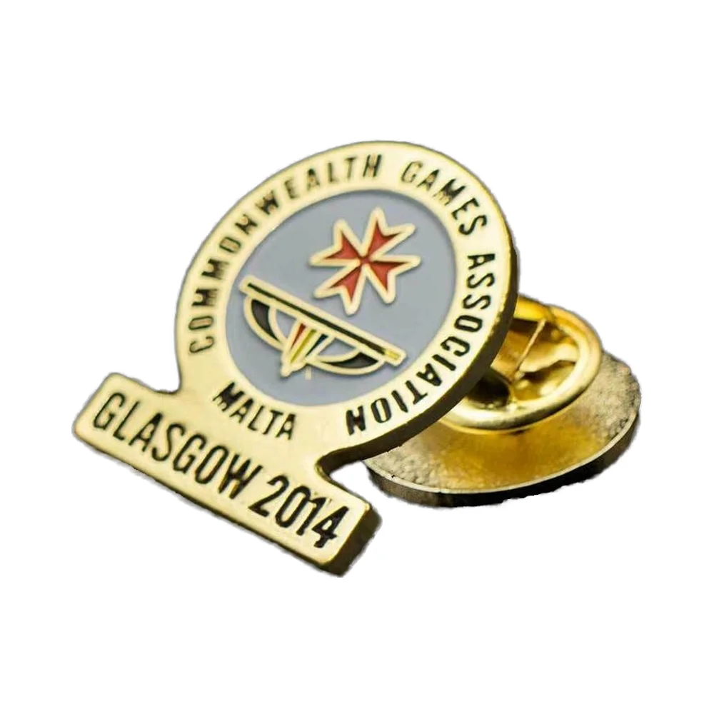 Promotional Custom Enamel Metal Lapel Pin Badge 3D Design Die Cut Printing on Brass for Fashion Gift Use Magnetic or Pin Back