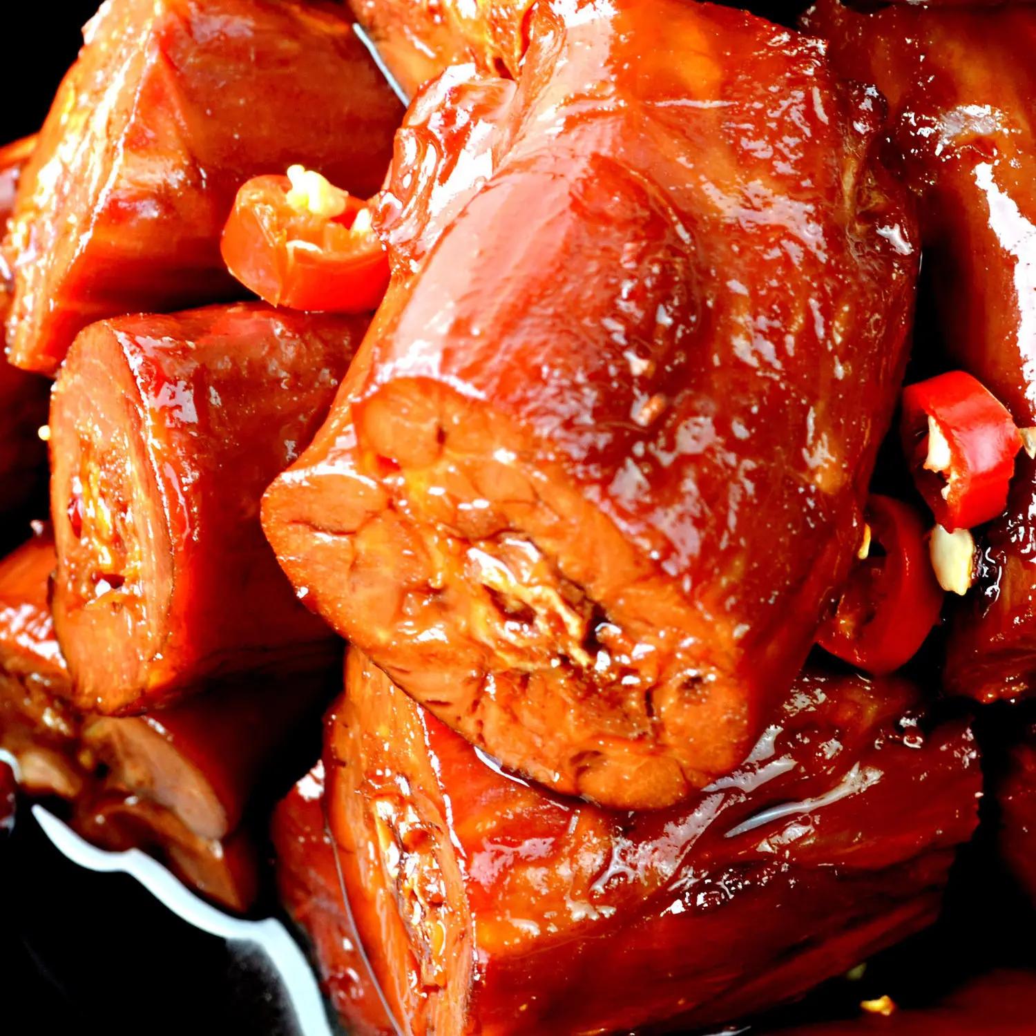 Экспортированная закуска из утиного мяса репертированная Шея жареной утки с пряным и