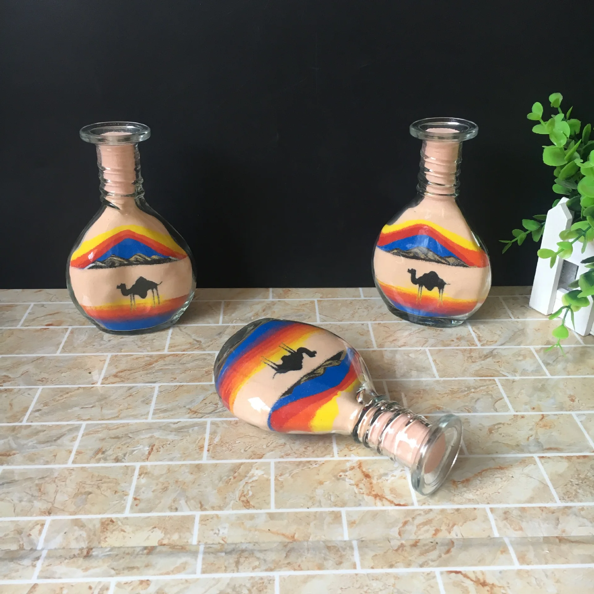 DIY SAND ART BOTTLES, glow in dark sand art kit