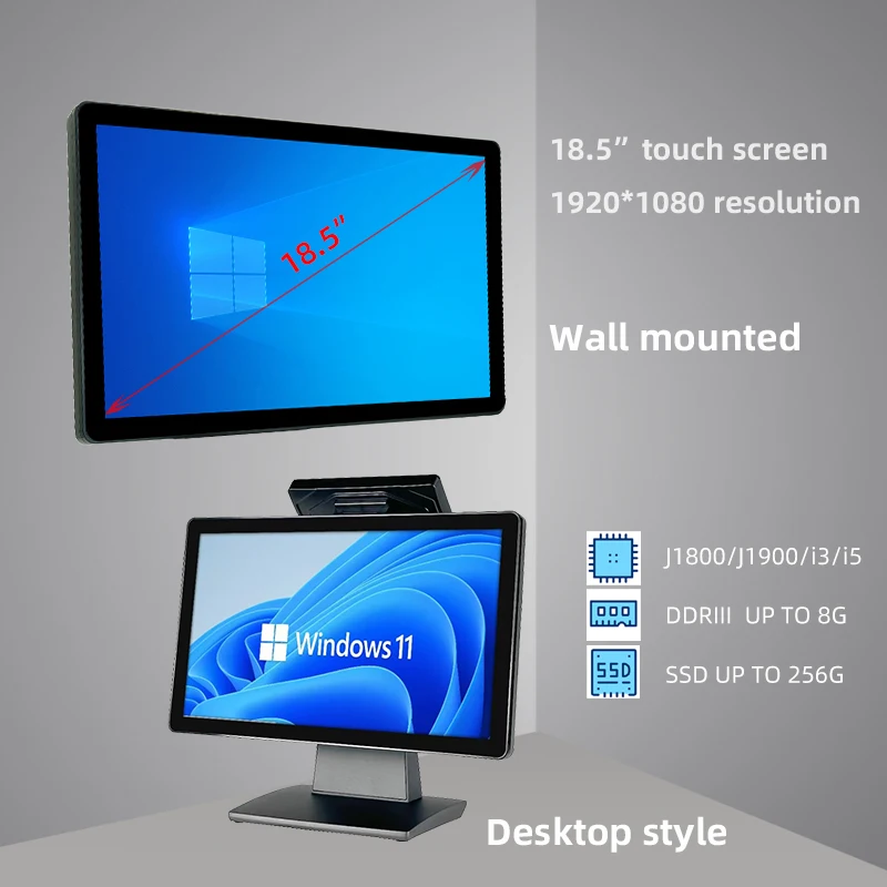 15 6 18 5 21 Дюймов розничный магазин Windows Android настенный сенсорный экран монитор lcd digital signage рекламные экраны