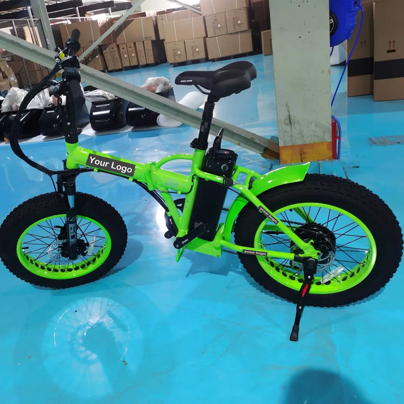 Fat tire snow ebike beach cruiserfolding electric bicycle high speed rear hub motor 250w 500w 750w hybrid pedelec ebike