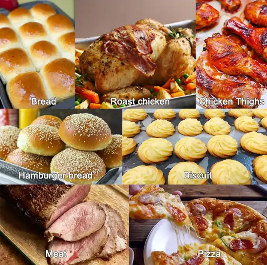 Bakery Equipment 2 Deck 2 4 Tray Industrial Commercial Bakery Bread And Cake Electric Gas Baking Oven For Sale