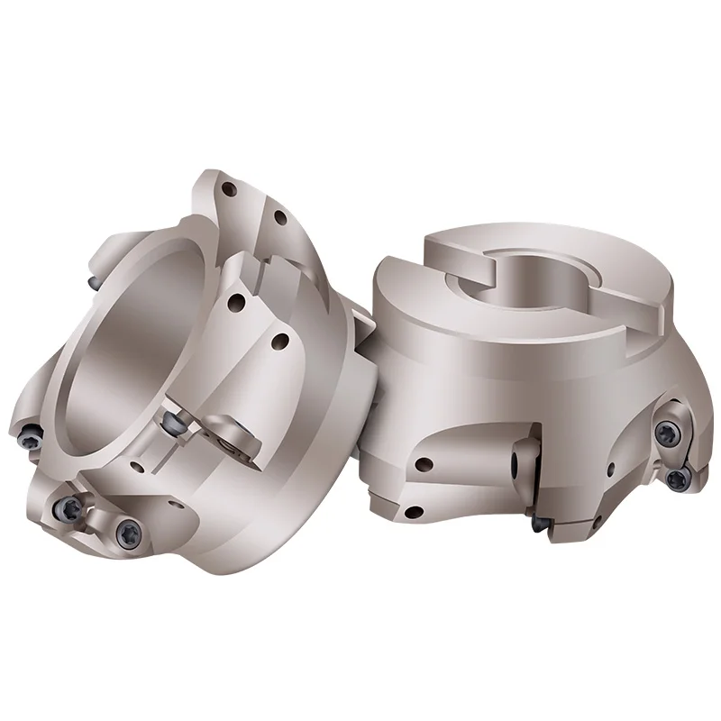 high precision SKS indexable face milling cutter 90 degree 4 axis fast feed heavy cutting milling cutter head for WDMW08 insert