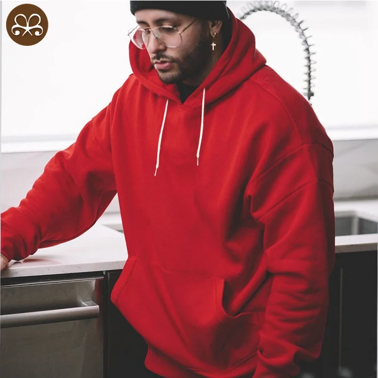 Luxury Quality Wholesale Manufacturer Pull Over Men Long Sleeves Plain Hoodie