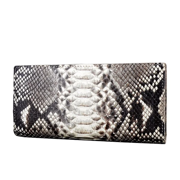 Carteras Mujer Hombre ручной работы роскошные модные классические кошельки из натуральной змеиной кожи мужские и женские длинные для мужчин женщин