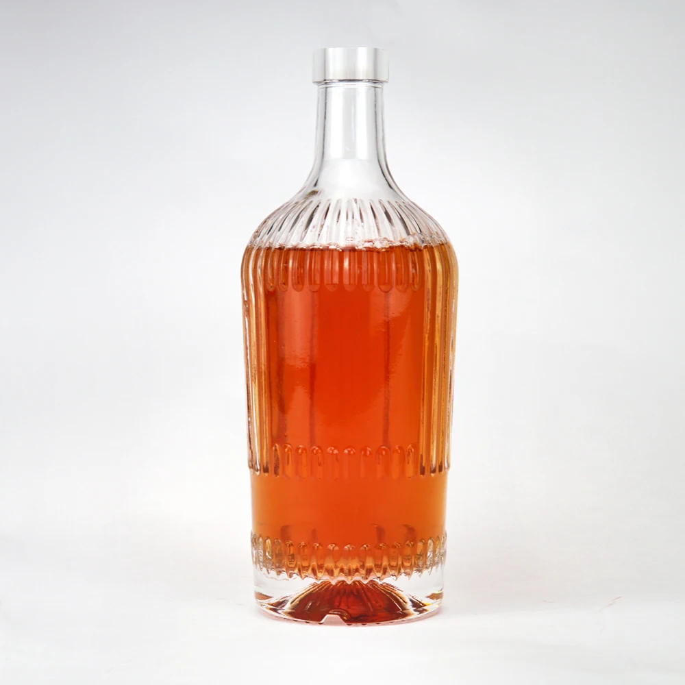 alcohol brandy glass bottle gin 100ml mini 1500ml 1 liter super flint luxury 700ml 200ml tequila wholesale  glass gin bottle