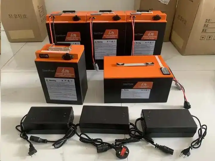 E-bike Motorcycle Escooter 48V 12Ah Lithium Battery Pack 24V 36V 48V 60V 72V 10Ah 12Ah 20Ah 30Ah 50Ah 80Ah Lithium Ion Batteries
