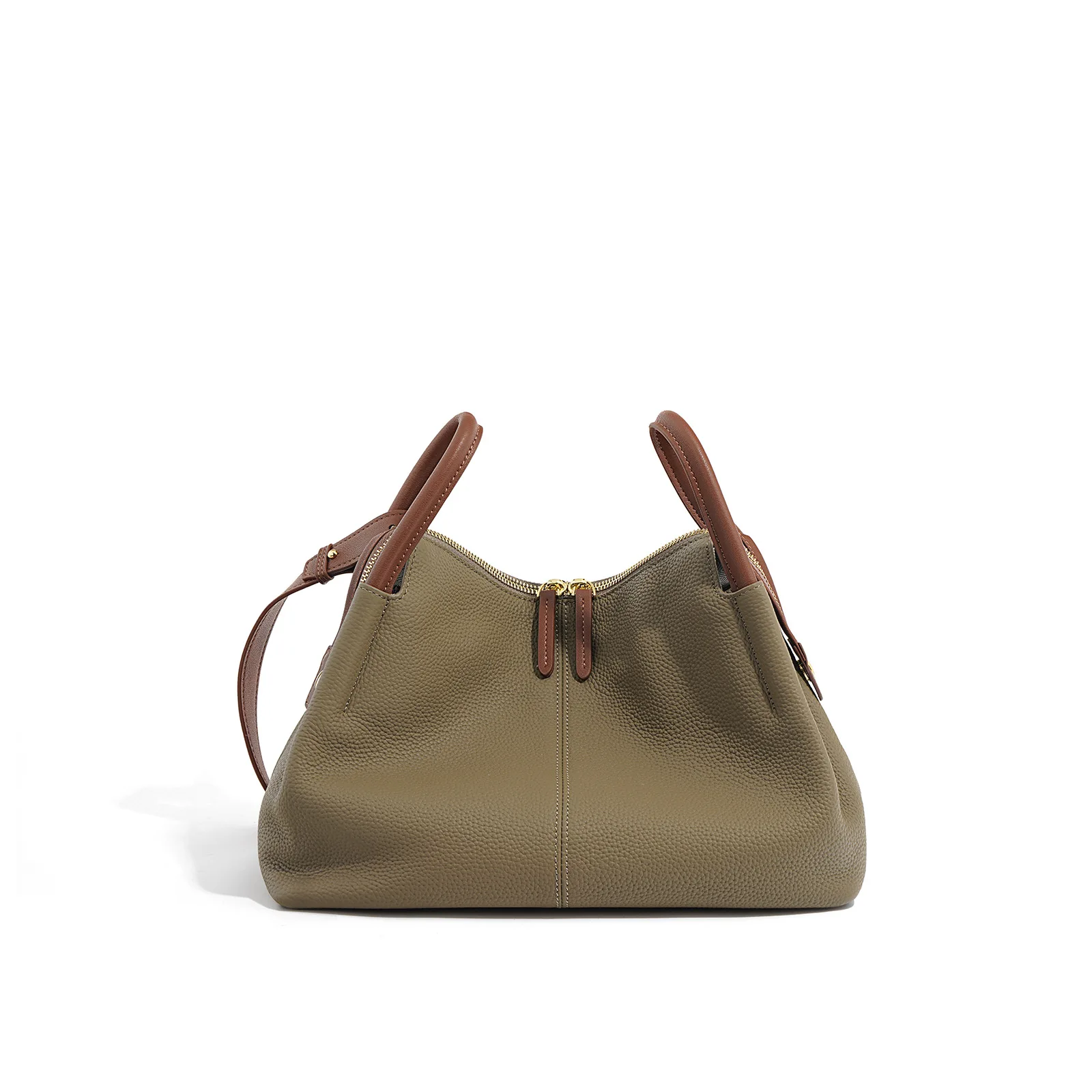 Hot Sale Zipper Fashion Ladies Handbags Tote Genuine Leather Hand Bags For Women