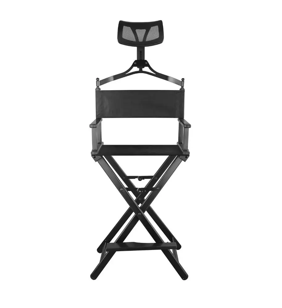 High Quality Portable Foldable Salon Beauty Styling Barber Chairs Director Makeup Studio Chair Professional