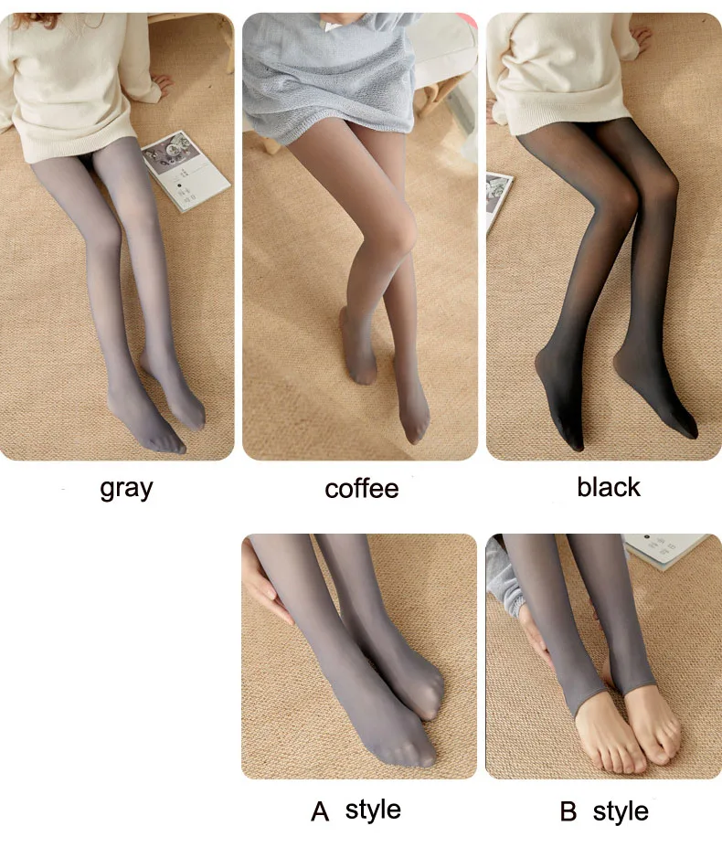 Wholesaler Women Tights Warm Winter Super Elastic Black Slim Stockings Casual Fashion Plus Velvet Thick Tights Girls Pantyhose