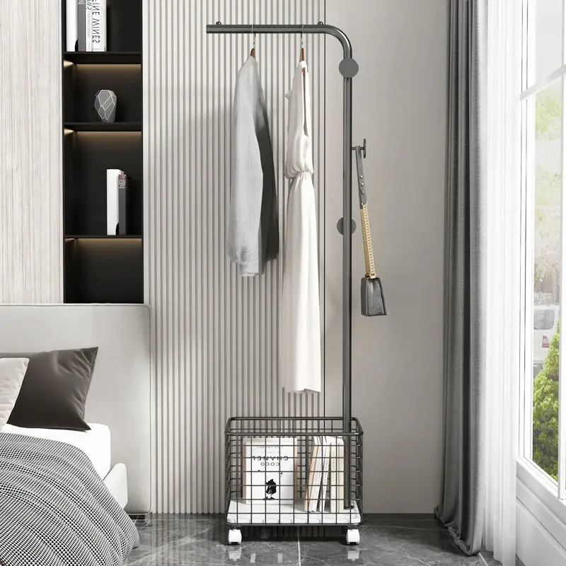Cheap Multifunctional Metal Hanger Floor Standing Coat Rack Living Room
