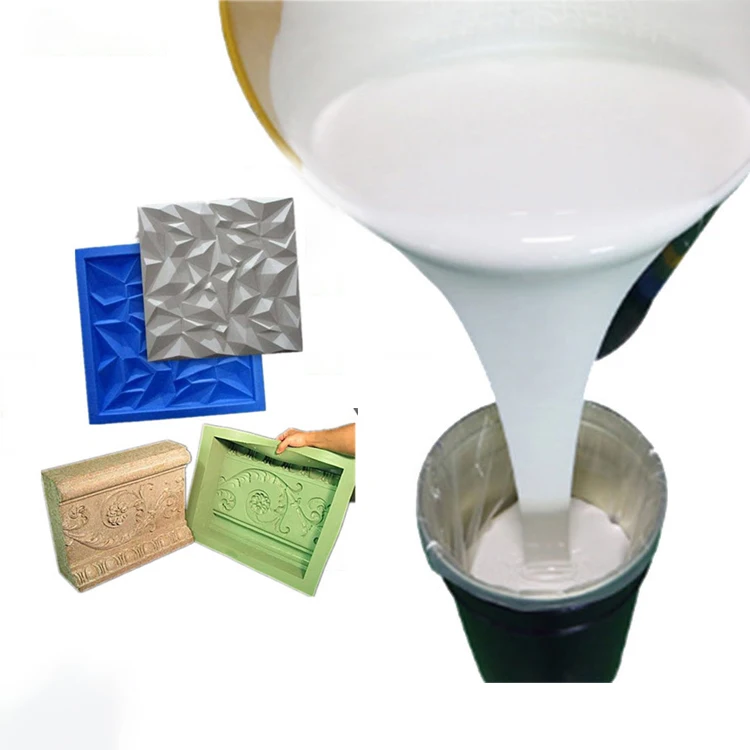 Rtv-2 Liquid Mold Silicone Rubber For Gypsum, Grc Components, Resin Handicrafts,Cultural Stone, Concrete