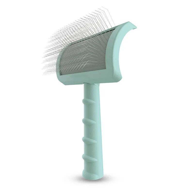 PB-6 Handle Massage Comb Pet Hair Cat Brush Wholesale Pin Brush Slicker Pet Grooming Brush