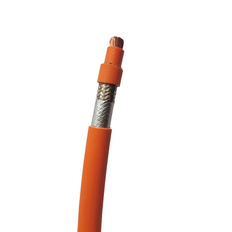95 mm2 High voltage cables with shielded flexible triple layer insulation Liaison with batteries and electric motors cable