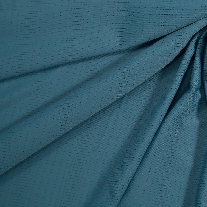 Moisture Wicking Recycled Nylon Spandex Stretch Polyamide Athletic Jersey Tshirts Sportswear Tops Dry Fit Mesh Activewear Fabric