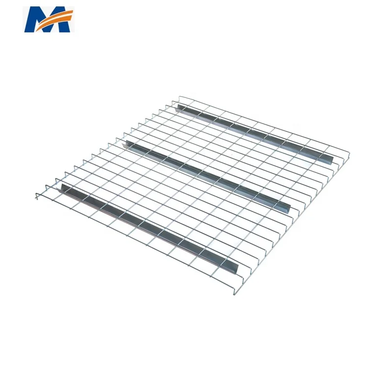 Heavy Duty Warehouse Storage Pallet Racking Galvanized Wire Mesh decking