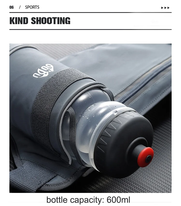 HUALIAN lycra High Quality Fitness Woman Man Unisex Sport Running Belt Waist bag for Marathon