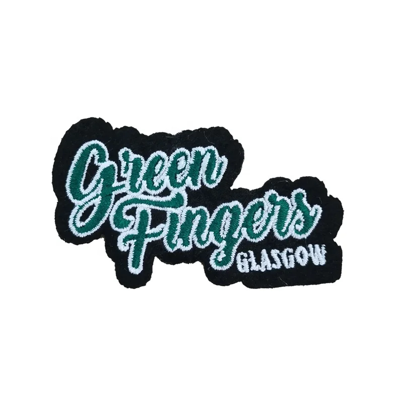 
free sample embroidery fabric KC embroidered frame wholesale large glow embroidery patches 