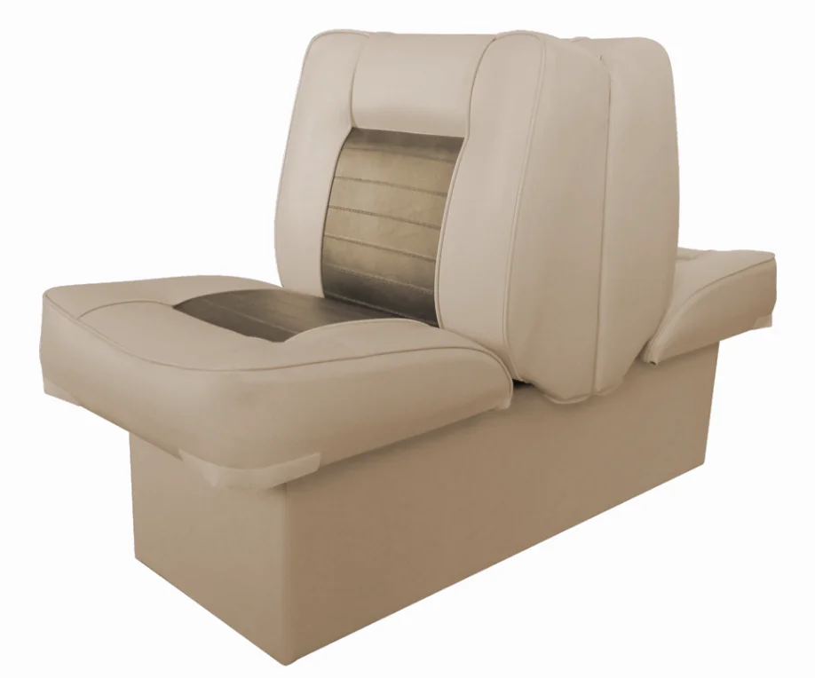 Customized Marine Grade Metal Frame Bucket Style Back to back Boat Seat Lounge Boat Seat