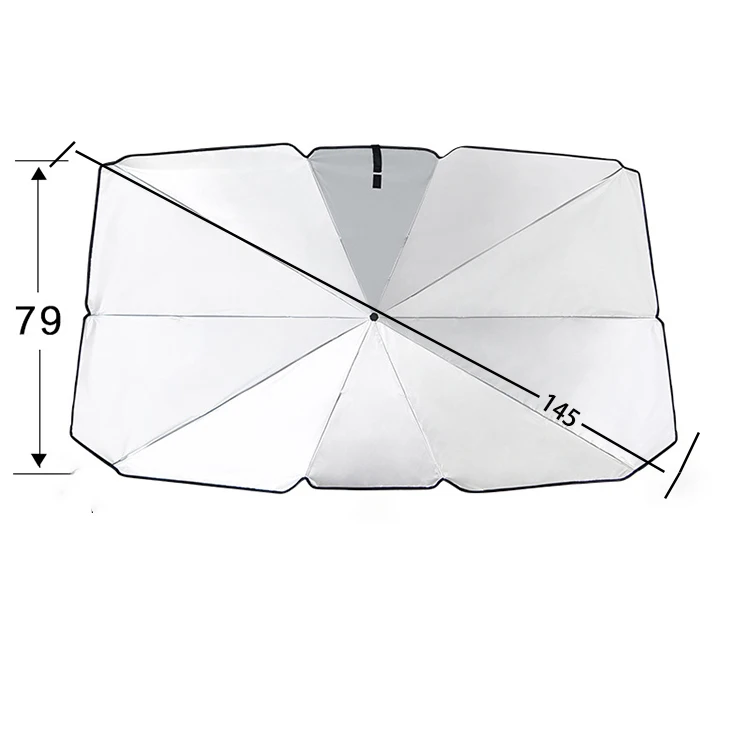 2020 New Design UV Protection Portable Car Umbrella Car Shade Umbrella,Car Sunshade Umbrella