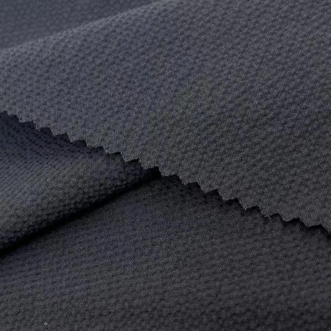 Horizontal stripe Seersucker polyamide nylon lyocell spandex 4 way stretch fabric for jacket