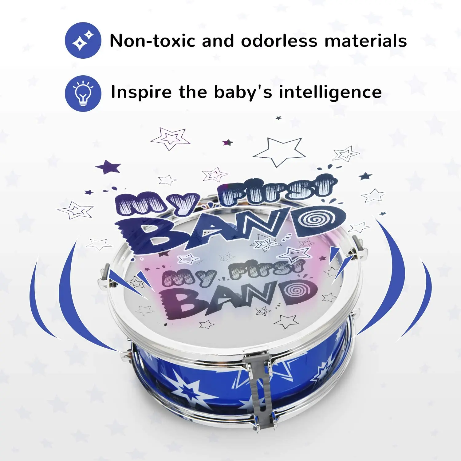  Микрофон детский миниатюрный E взрослый младший Sonor 7 шт. набор микрофонных барабанов Музыкальные