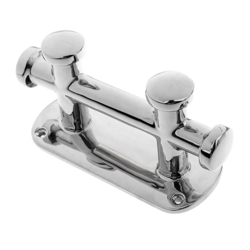 boat accessories 316 ss Canoe Deck Double Cross Bollard Cleat