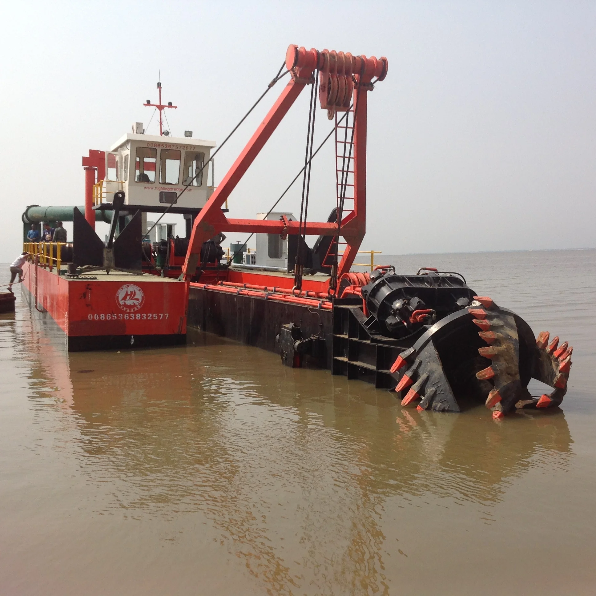 4500m3/h HIKOS Cutter Suction Sand Dredger Ships For Sale