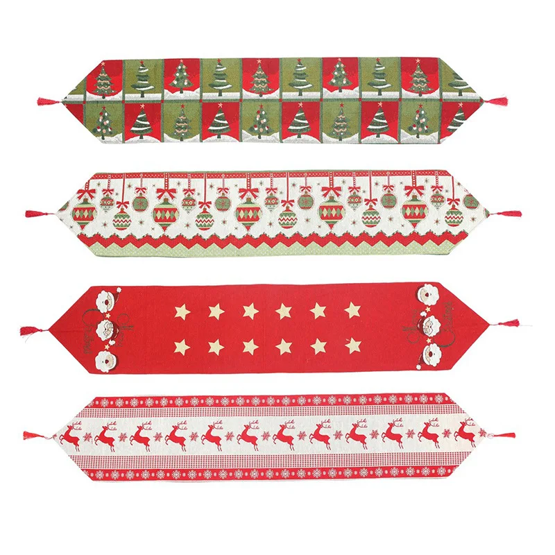 Christmas table runner Long doily Christmas decorations Table mat