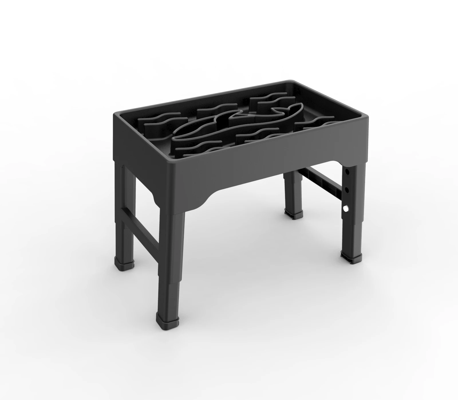 Elevated pet Bowls Adjustable heights dog slow feeder bowls