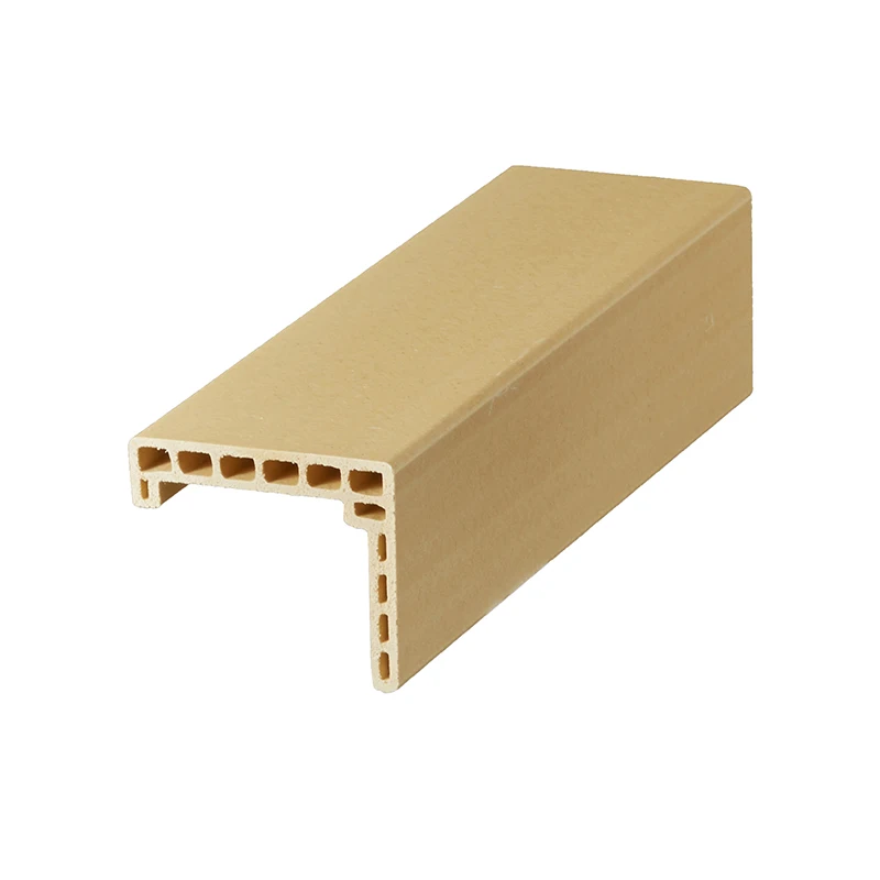 Customized High Quality Environmental Waterproof Gold Solid Modern Wood WPC Door Frame