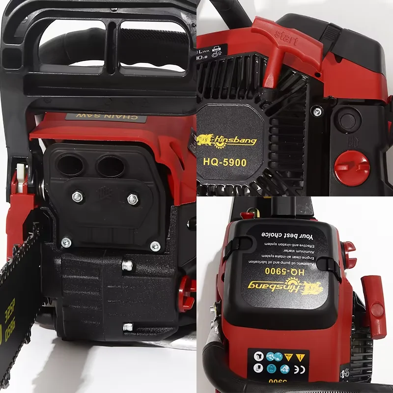 Manufacturers Wholesale 58cc High Power Gasoline Saws 20-Inch Garden Wood Cutter 2.5 KW Multi-Function Chain Saw